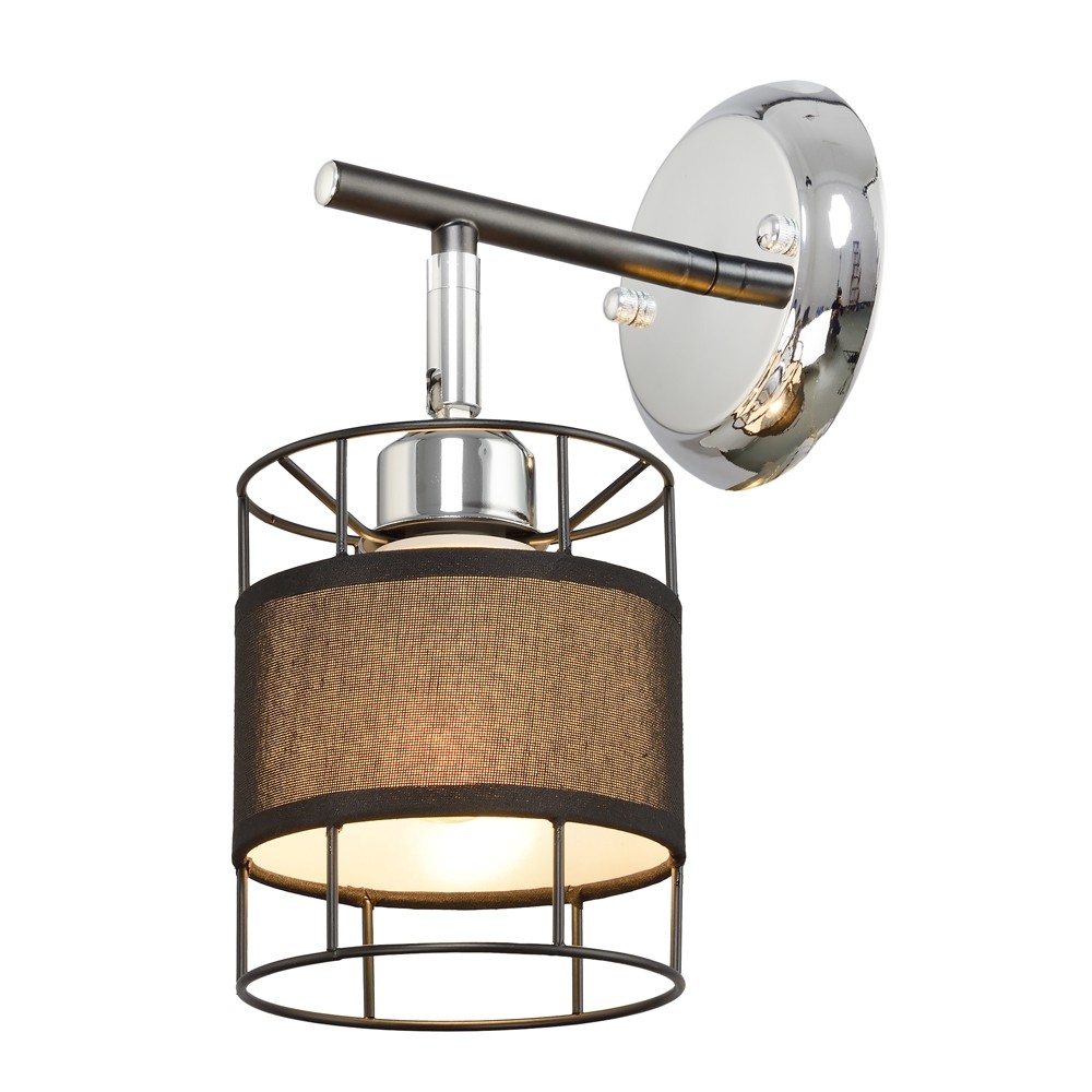 Настенное бра RiForma Shape 8714 3-8714-1-BK+CR E14