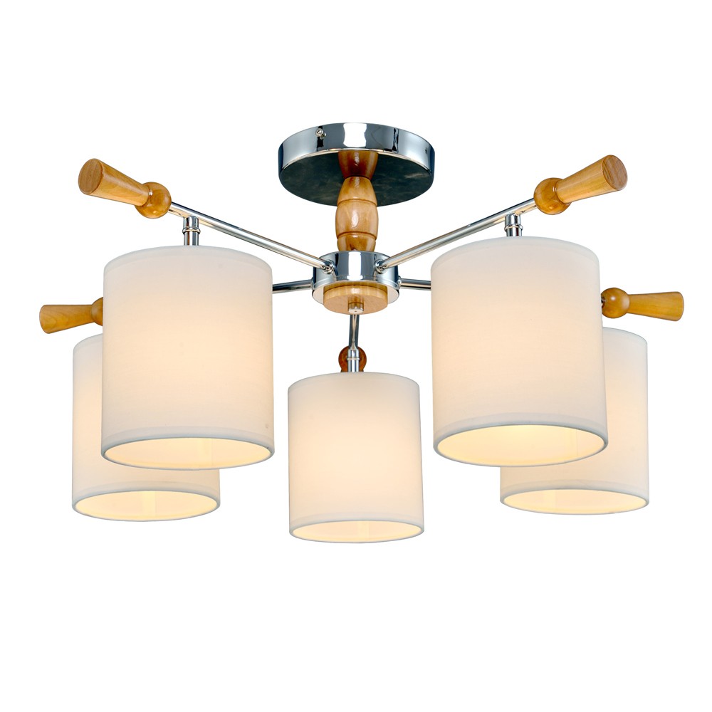 Потолочная люстра Максисвет 3012 1-3012-5-CR+WA E14