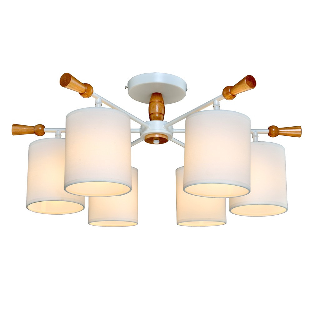 Потолочная люстра Максисвет 3012 1-3012-6-WH+WA E14