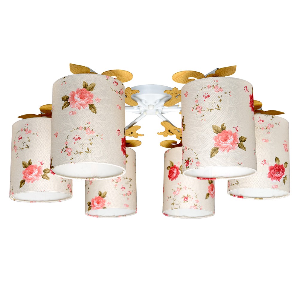 Потолочная люстра Максисвет 6651 1-6651-6-WA+WH E27