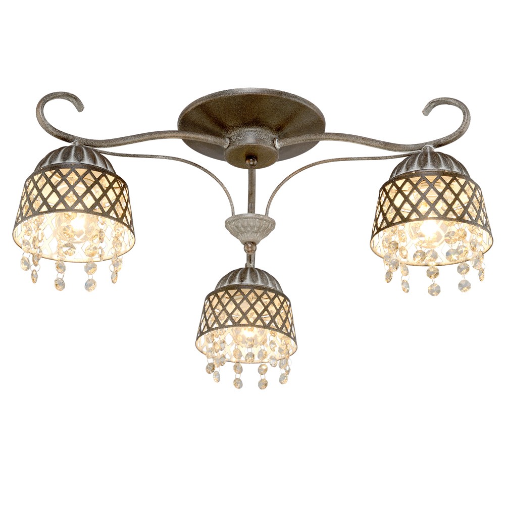 Потолочная люстра Максисвет 8620 1-8620-3-GRS E14