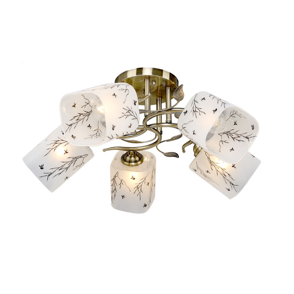 Потолочная люстра Максисвет 8650 1-8650-5-AB Е27