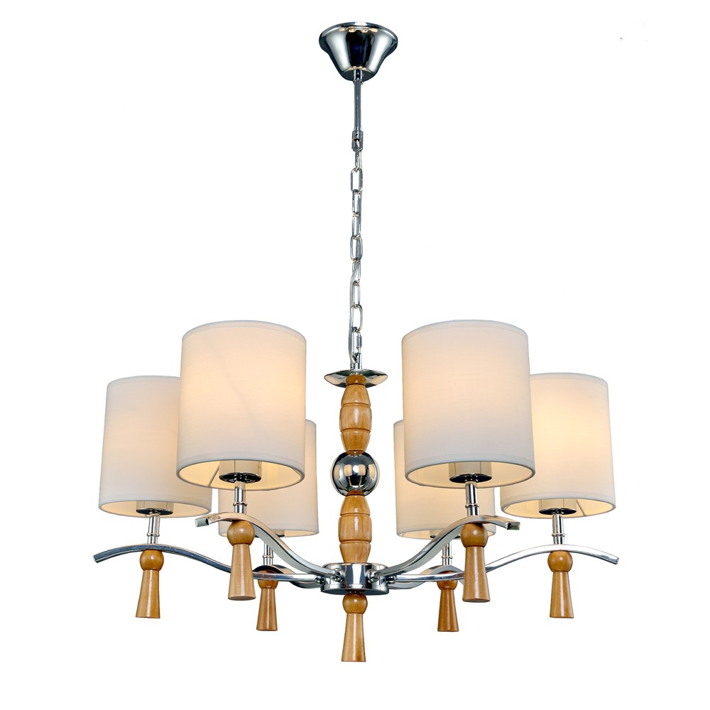 Подвесная люстра Максисвет 2-3011-6-CR+WA E14