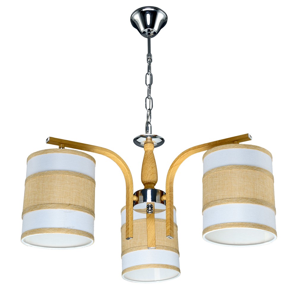 Подвесная люстра Максисвет 2-3407-3-WA+CR E27