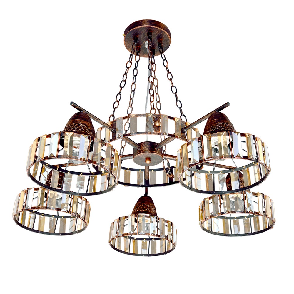 Подвесная люстра Максисвет 2-4406-5-CF E27