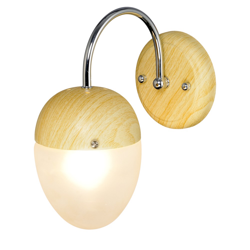 Настенное бра Максисвет 3-3411-1-CR+WE E14