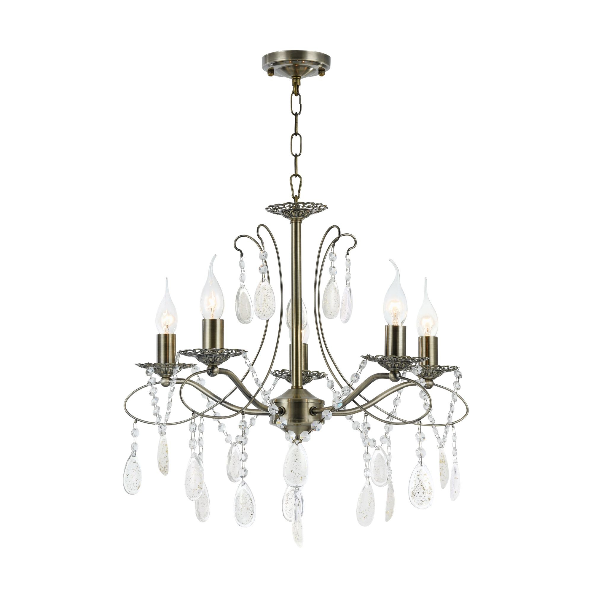 Подвесная люстра Freya Antonia FR2320-PL-05-BS