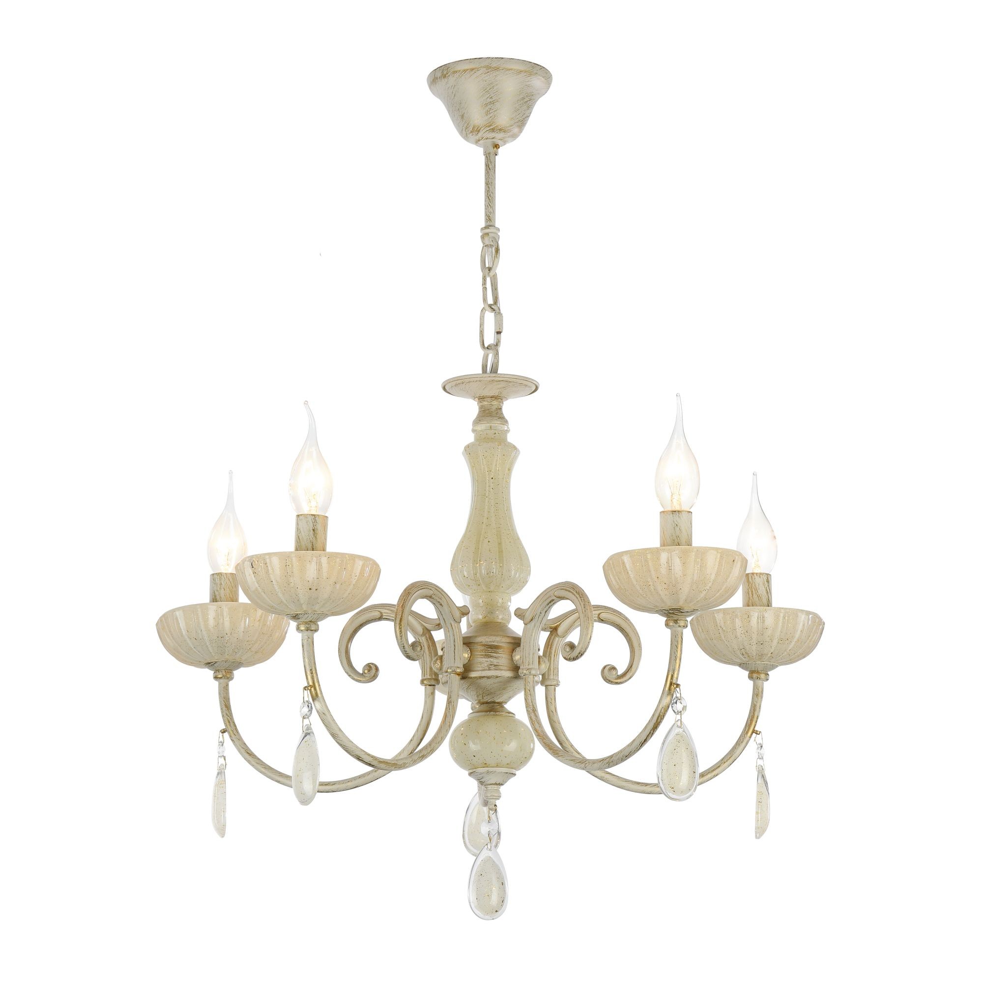 Подвесная хрустальная люстра Amalia Freya FR2868-PL-05-WG