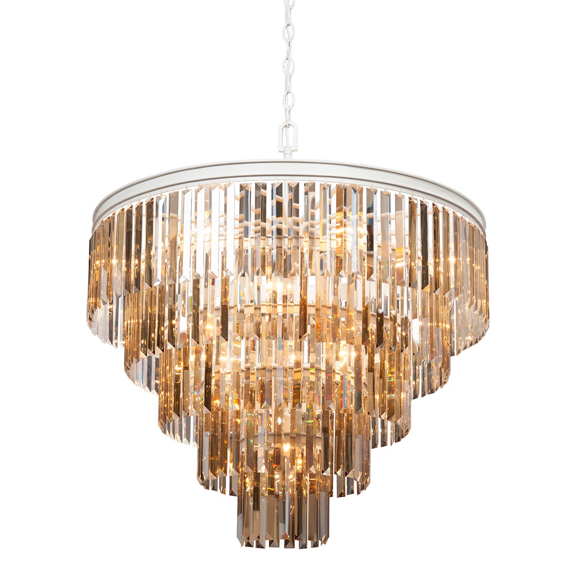 Подвесная хрустальная люстра V1807 Vitaluce Premium V1807-0/8+4+4+1