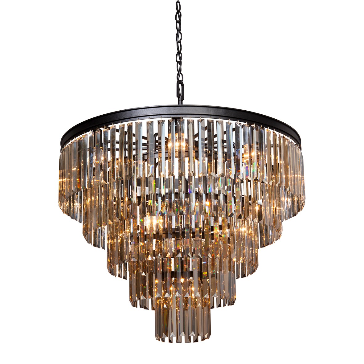 Подвесная хрустальная люстра V1807 Vitaluce Premium V1807-1/8+4+4+1