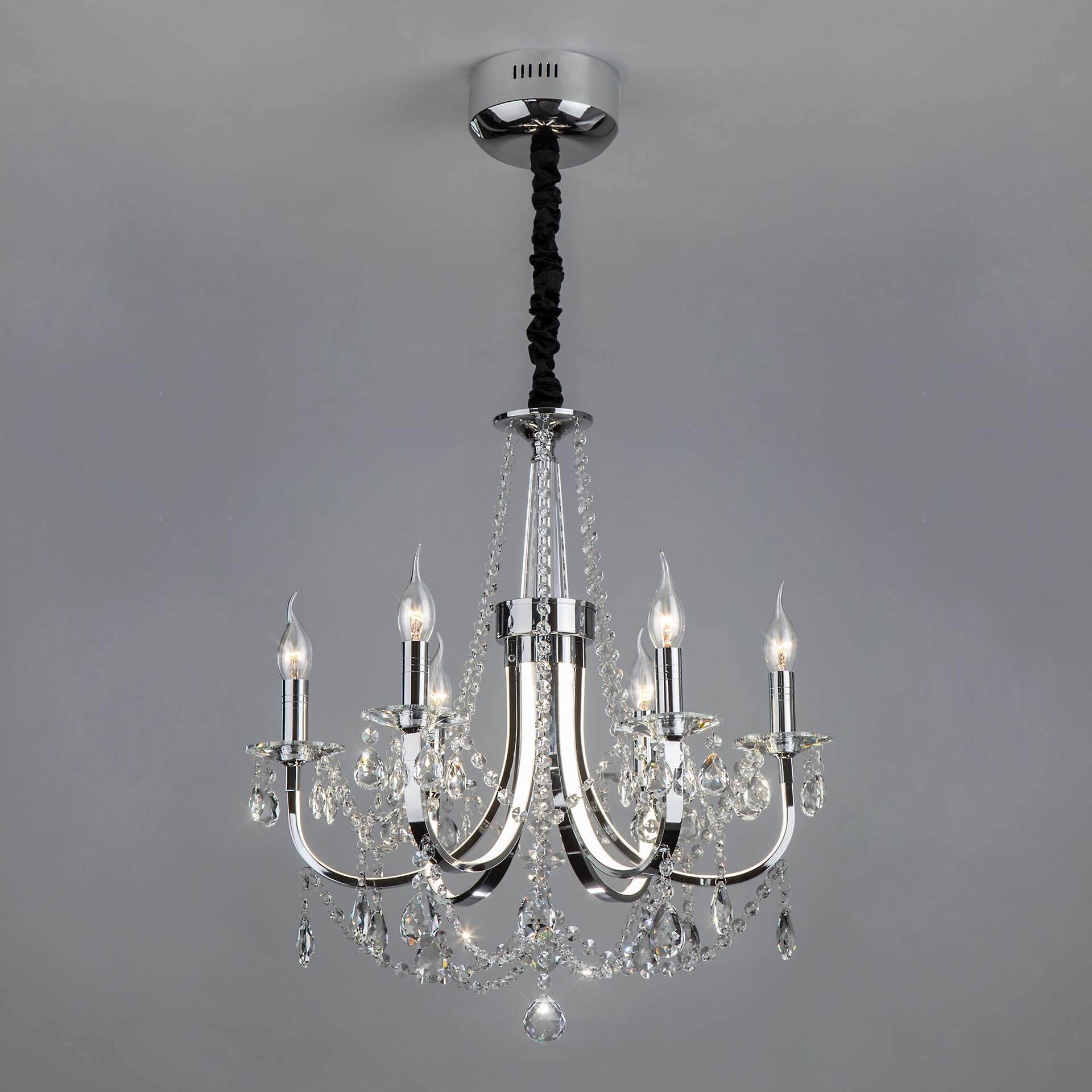 Подвесная люстра с пультом Tefia Bogates 423/6 Strotskis 27W