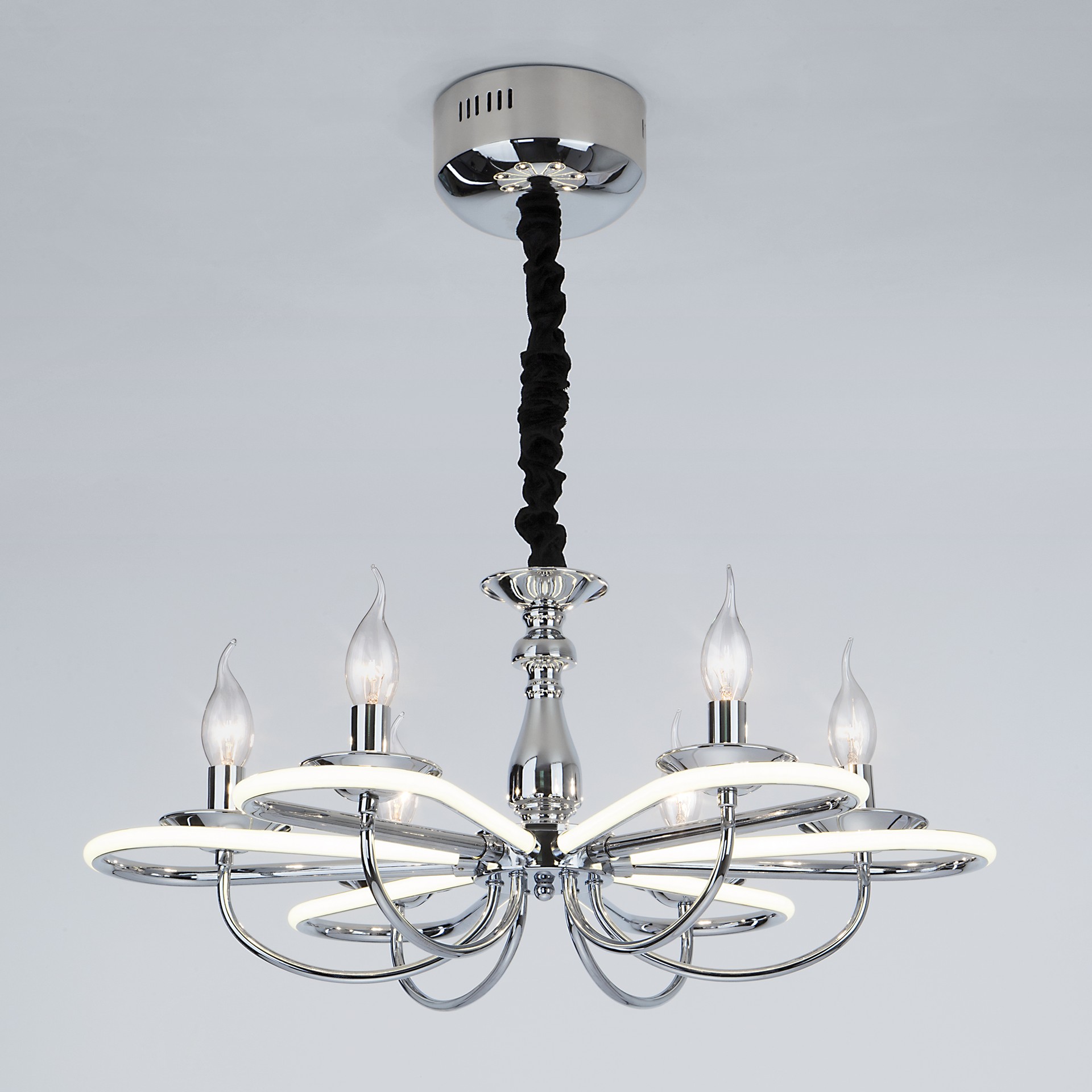 Подвесная люстра с пультом Phobos Bogates 425/6