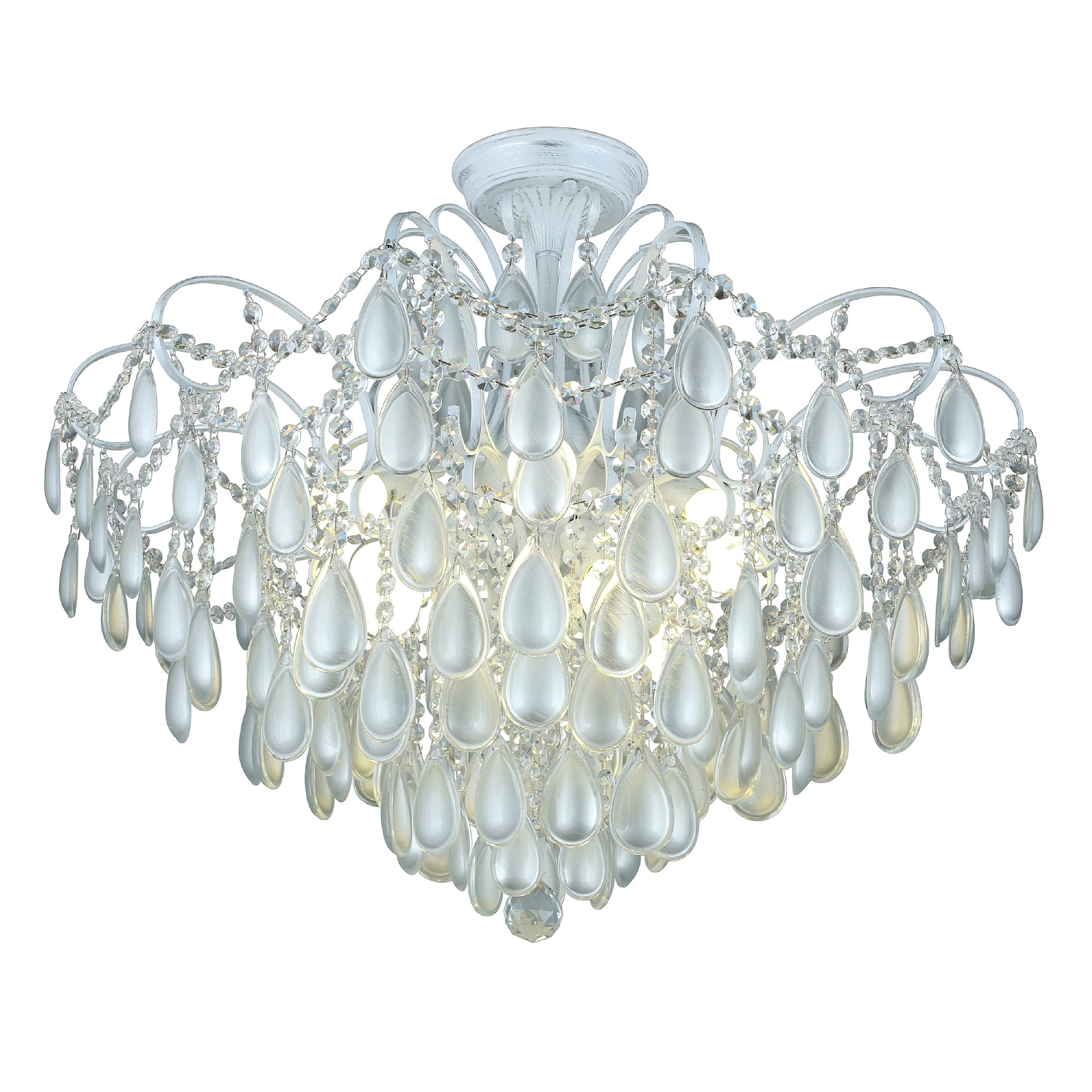 Потолочная хрустальная люстра Omnilux Agrigento OML-74517-10