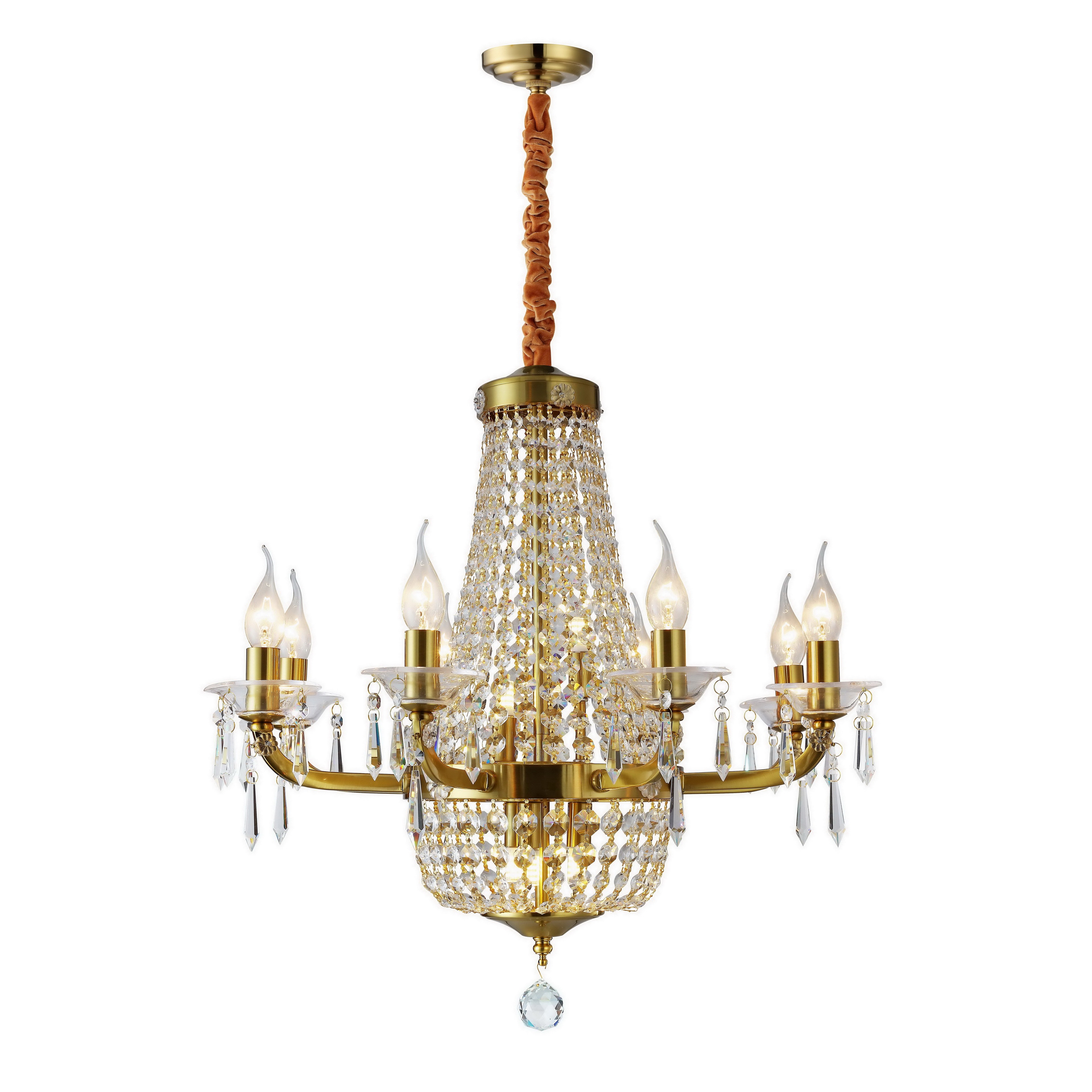 Подвесная хрустальная люстра Grande Favourite 2091-8P