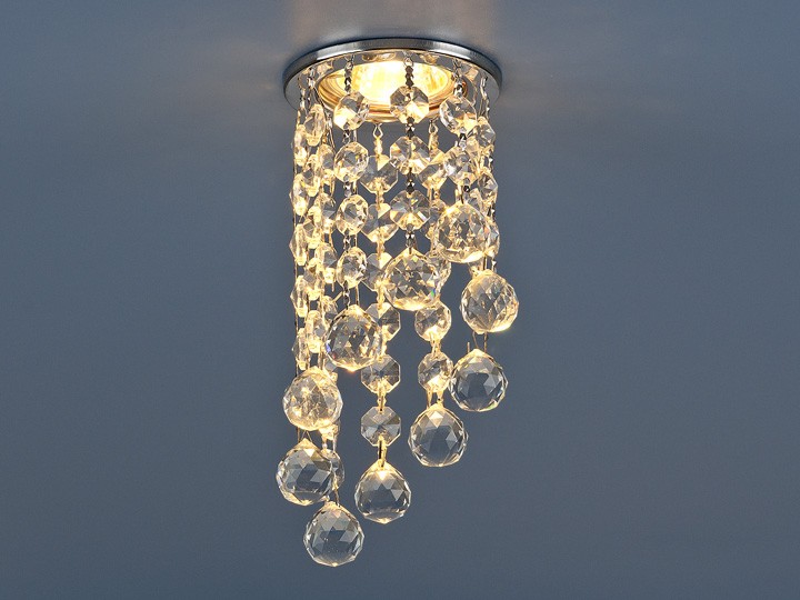 Встраиваемый светильник Elektrostandard 205C 205C-C MR16 CH/CL хром/прозрачный