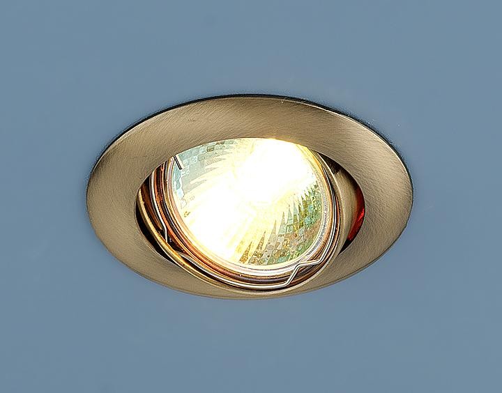 Встраиваемый светильник Elektrostandard 104S 104S MR16 SB бронза