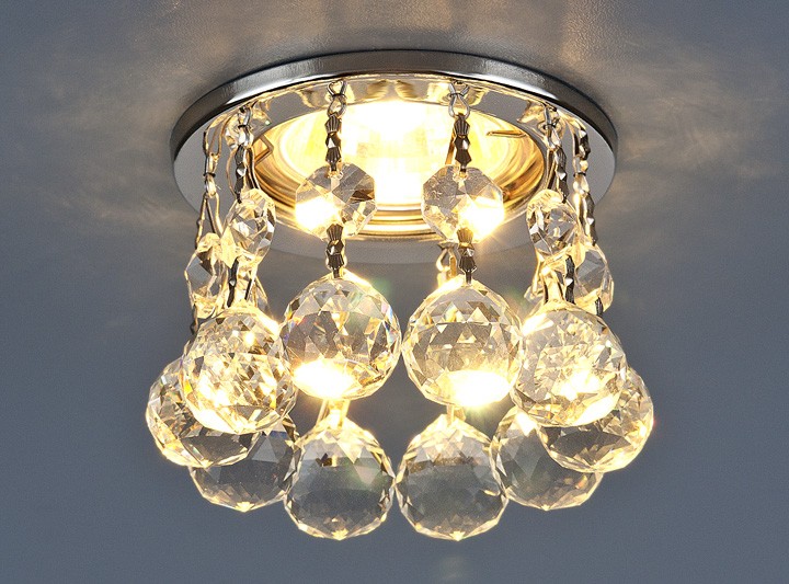 Встраиваемый светильник Elektrostandard 2051 2051 MR16 CH/CL хром/прозрачный