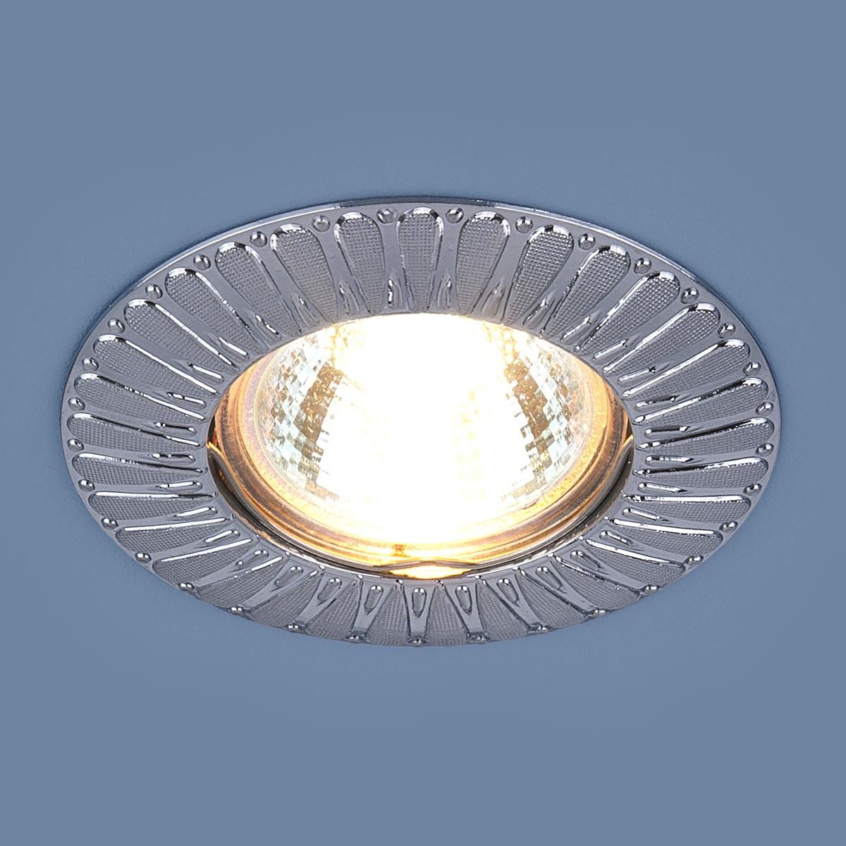 Встраиваемый светильник Elektrostandard 7203 7203 MR16 SCH сатин хром