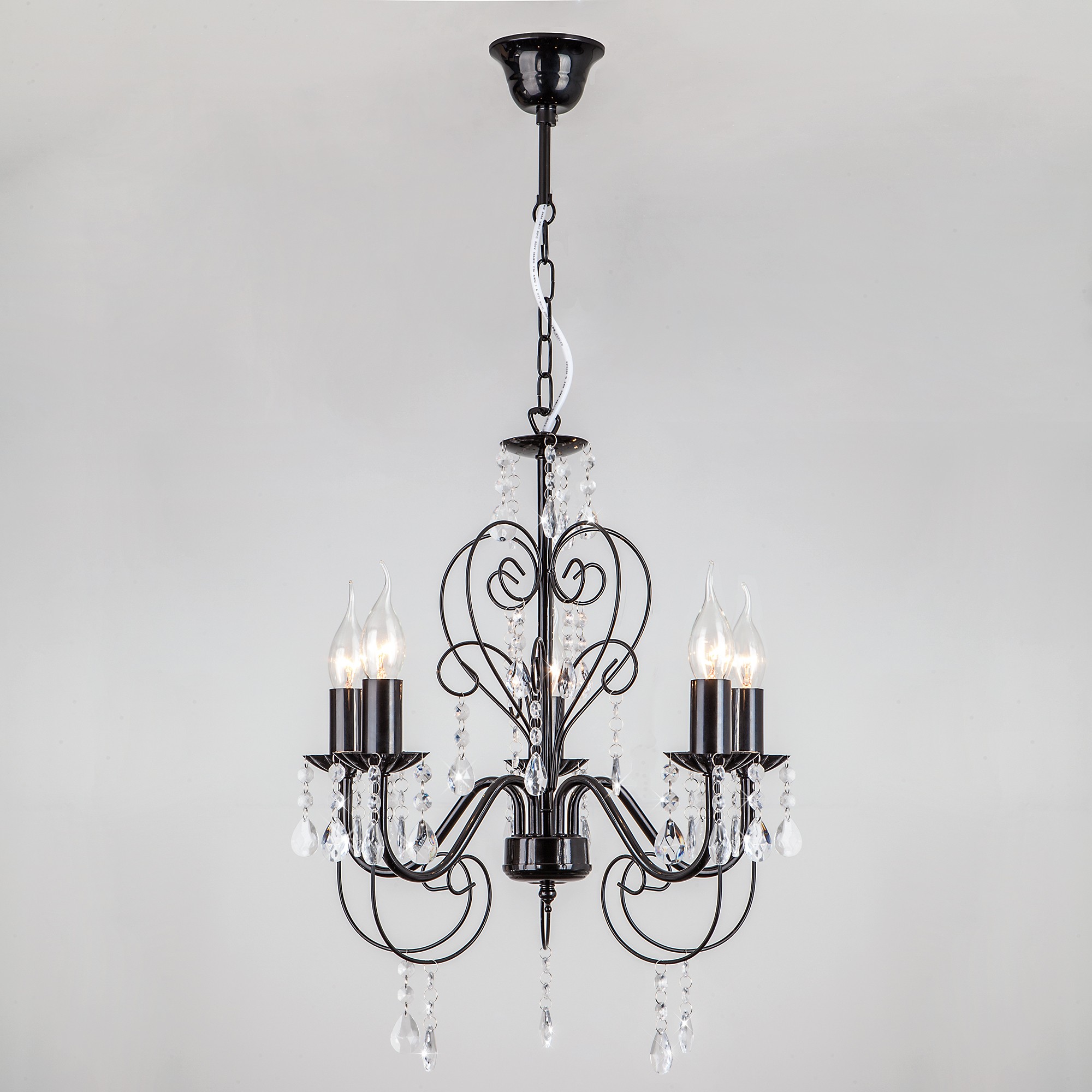 Подвесная люстра Eurosvet 10203/5 черный