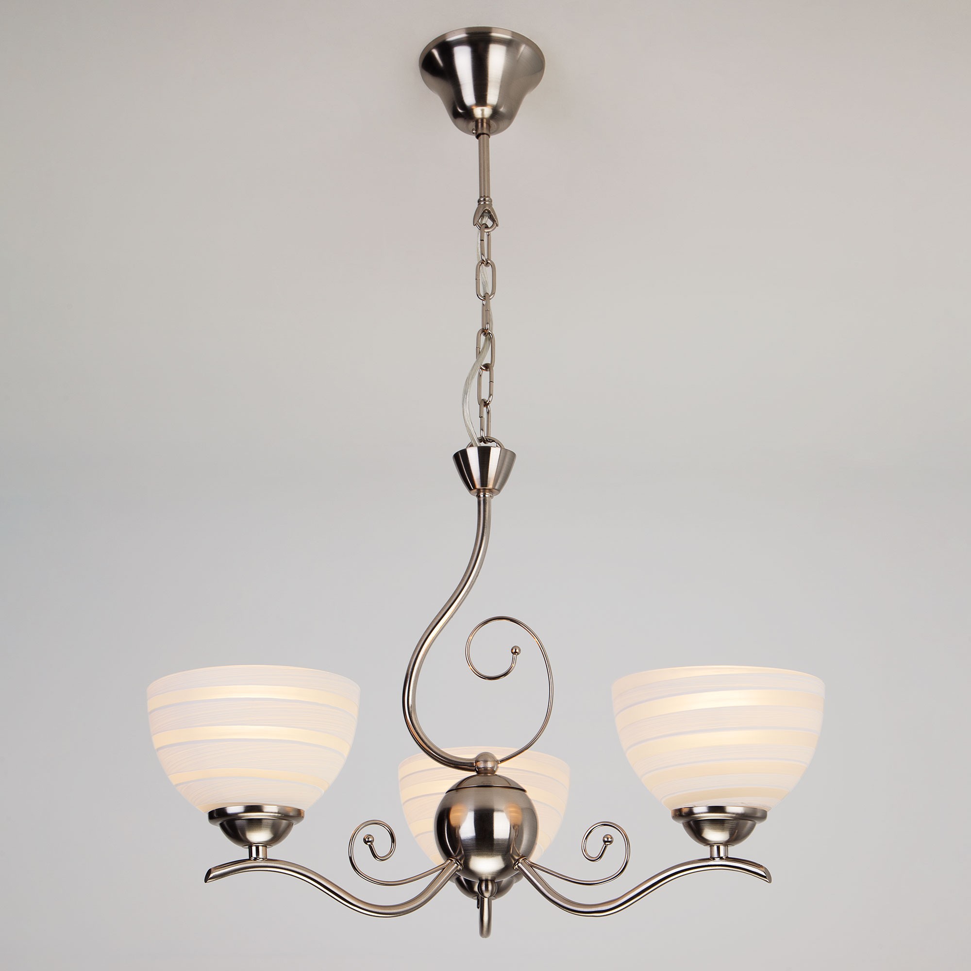 Подвесная люстра Eurosvet Lotta 30116/3 сатин-никель