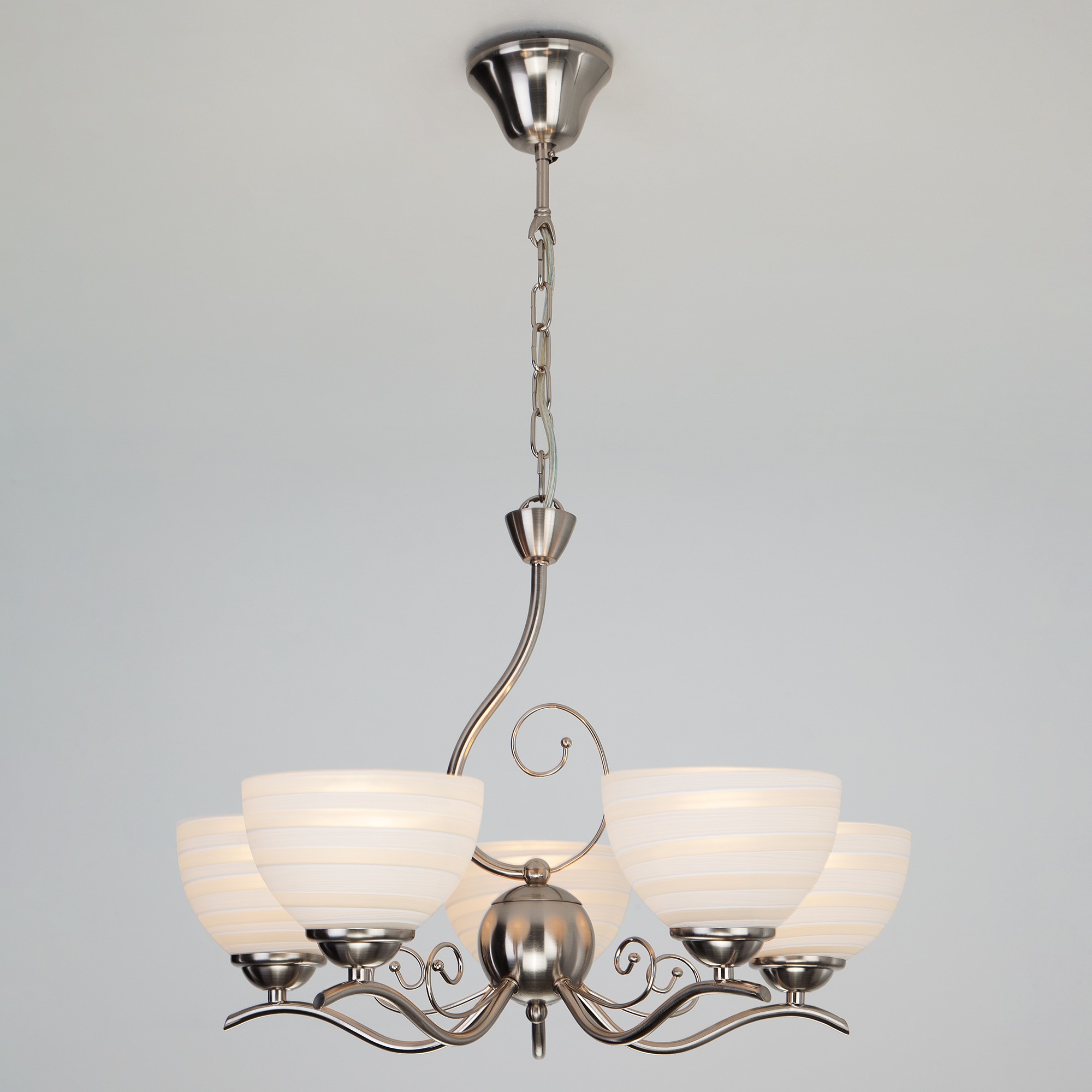 Подвесная люстра Eurosvet Lotta 30116/5 сатин-никель