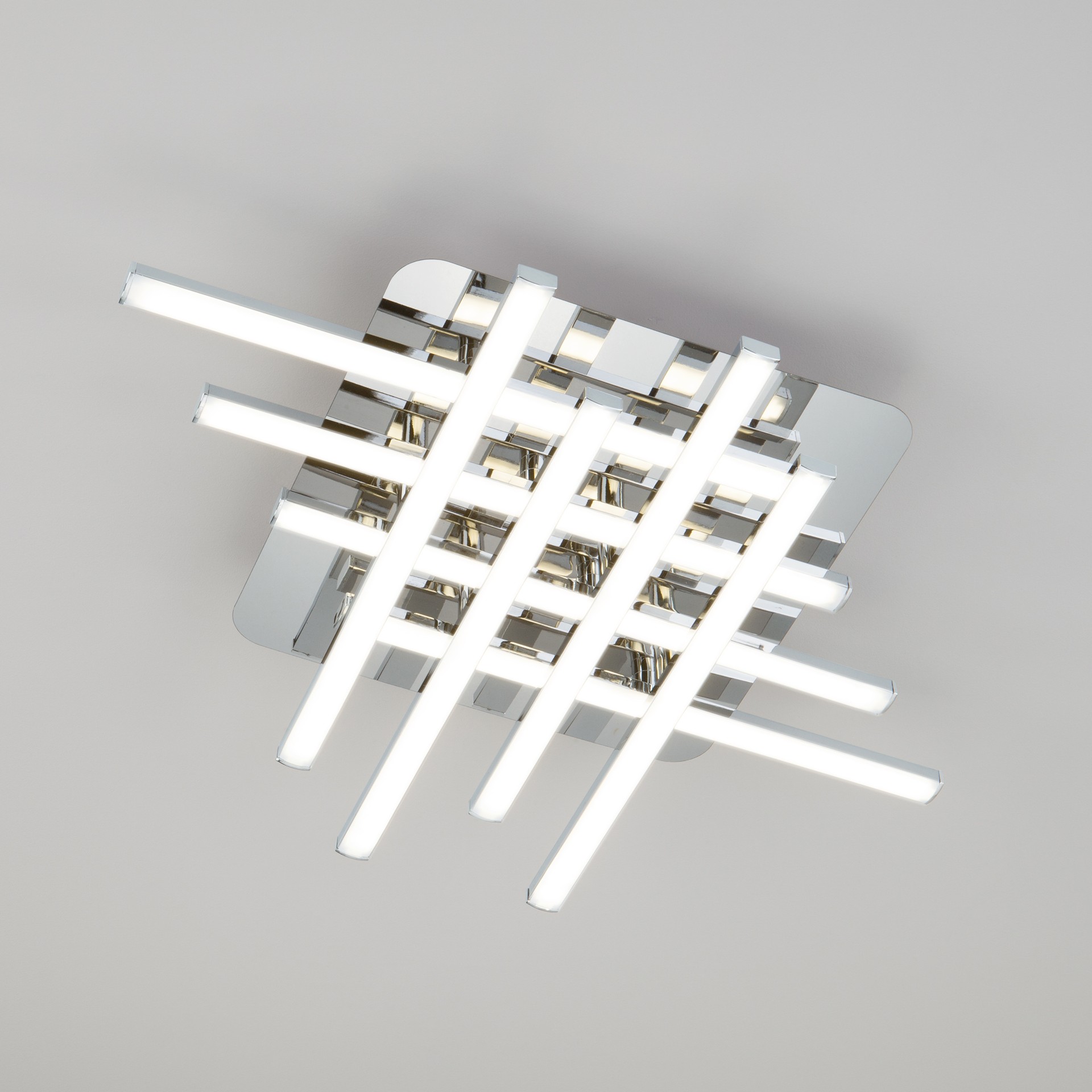 Потолочная светодиодная люстра Hi-Tech Eurosvet 90020/8 хром 48W