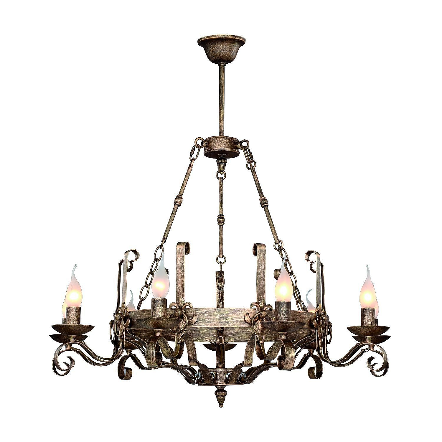 Люстра подвесная с цветочками Boulogne 2159-9P F-Promo