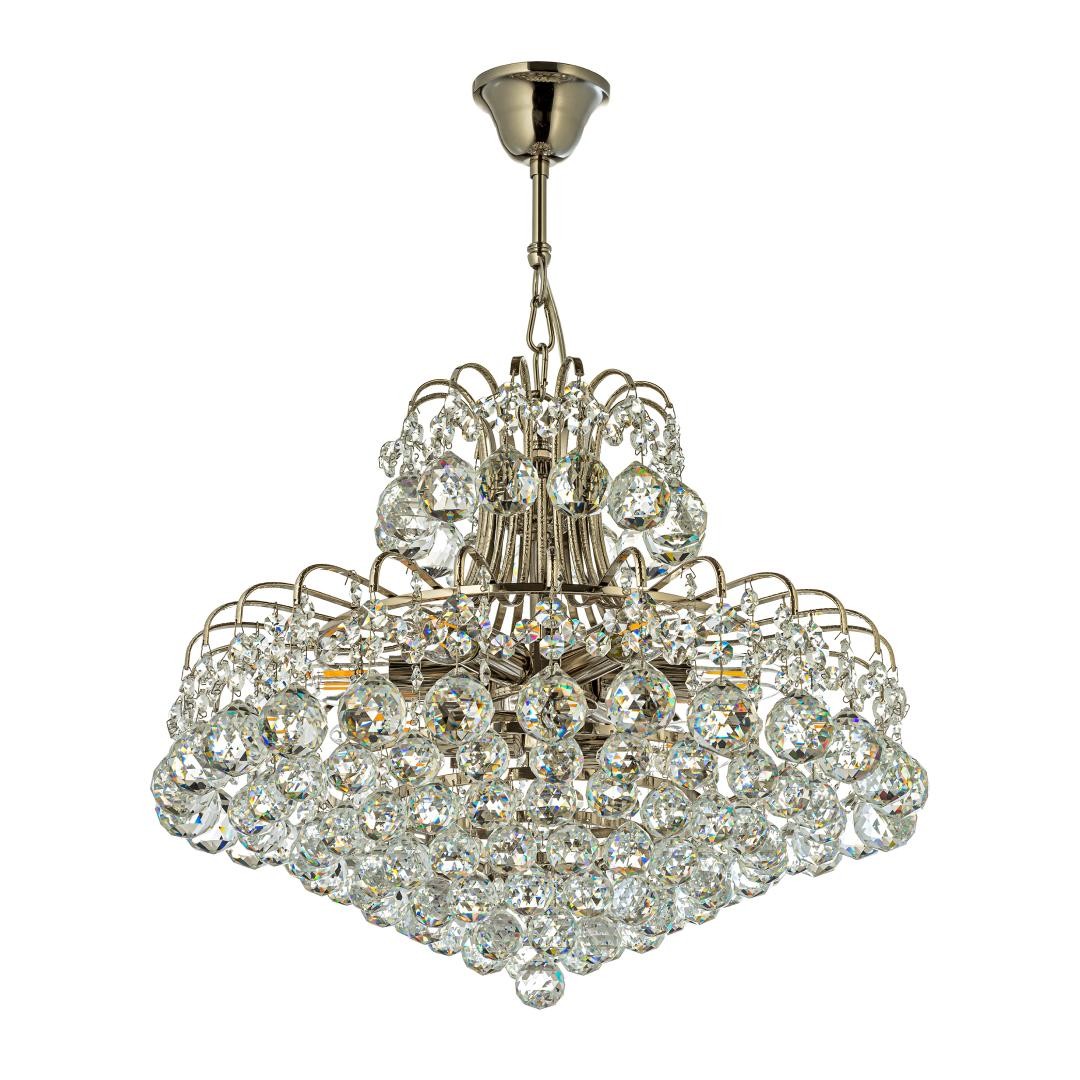 Подвесная хрустальная люстра Alanno Arti Lampadari Alanno E 1.5.50.100 N