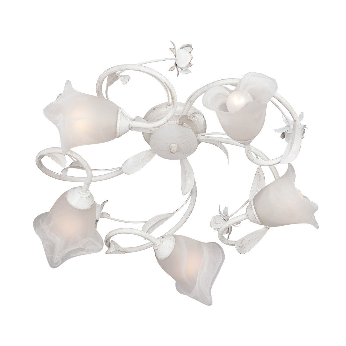 Люстра потолочная с цветочками V1538 V1538-0/5PL Vitaluce
