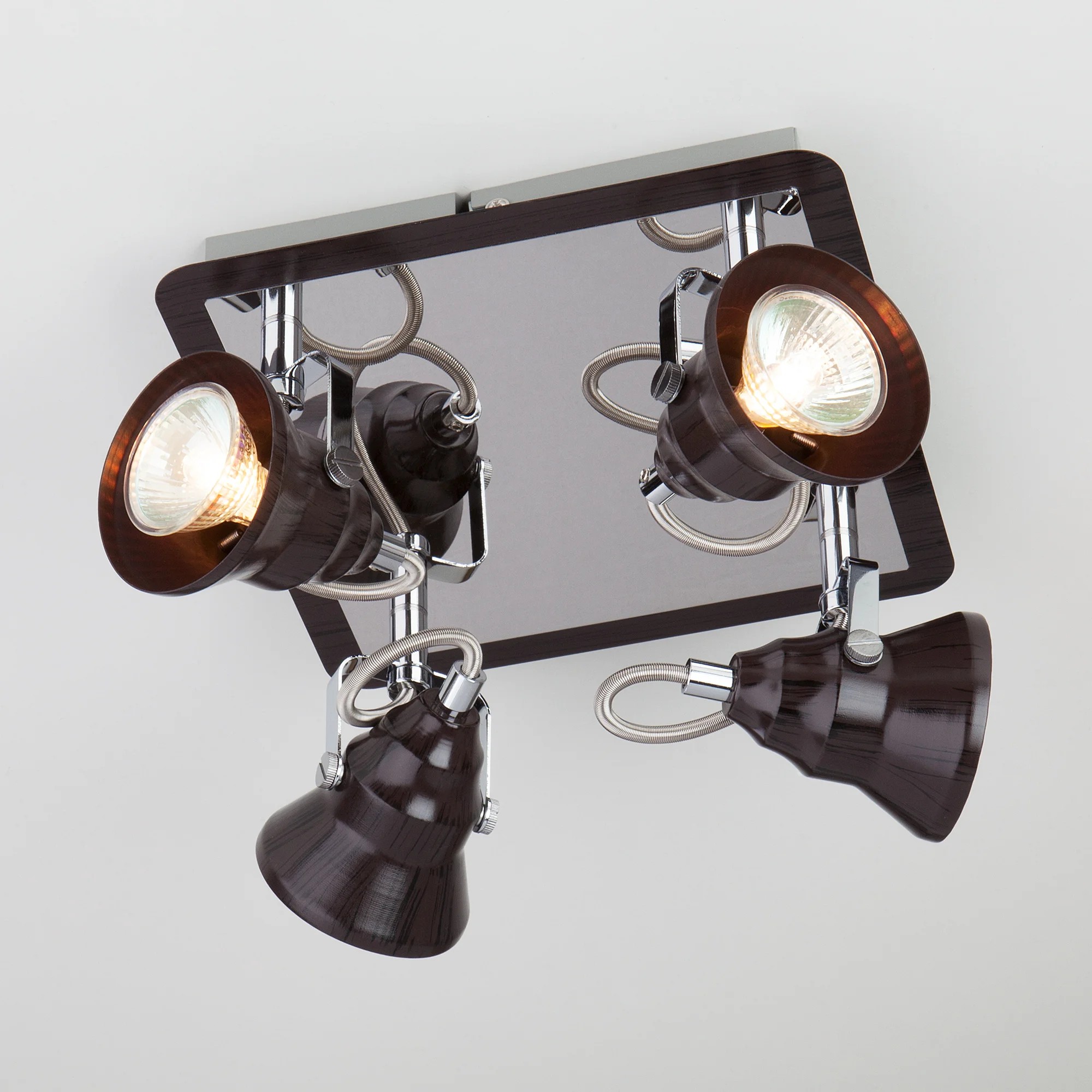 Светильник спот Eurosvet Magnum 20062/4 хром/венге