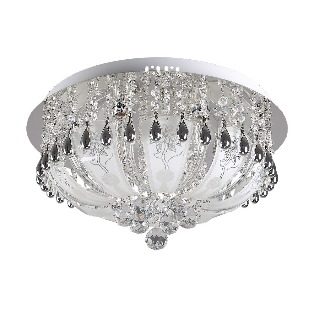 Потолочная люстра с пультом 740 Максисвет 1-0740-6-CR-LED Y E14