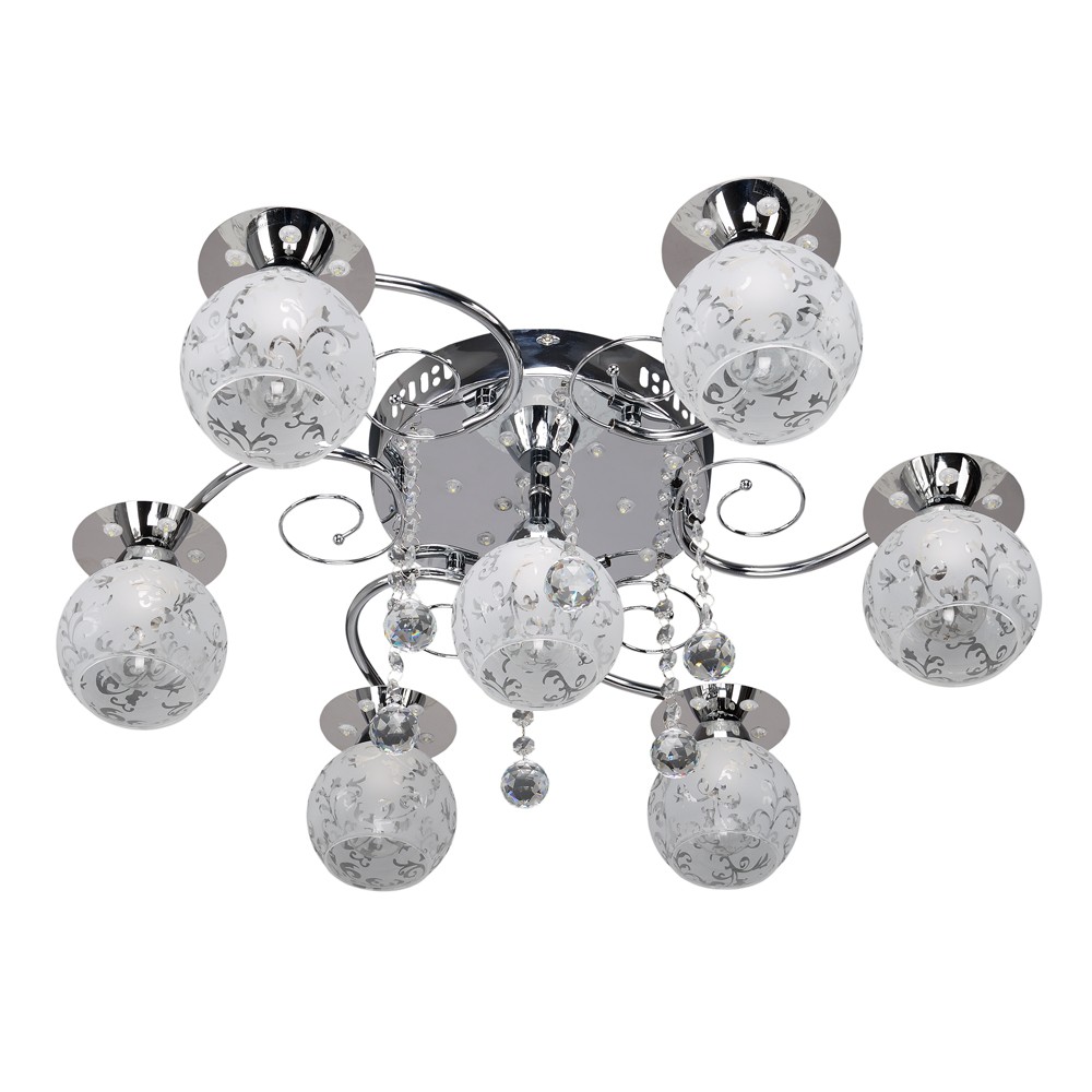 Потолочная люстра Максисвет 9367 1-9367-7-CR-LED Y E14