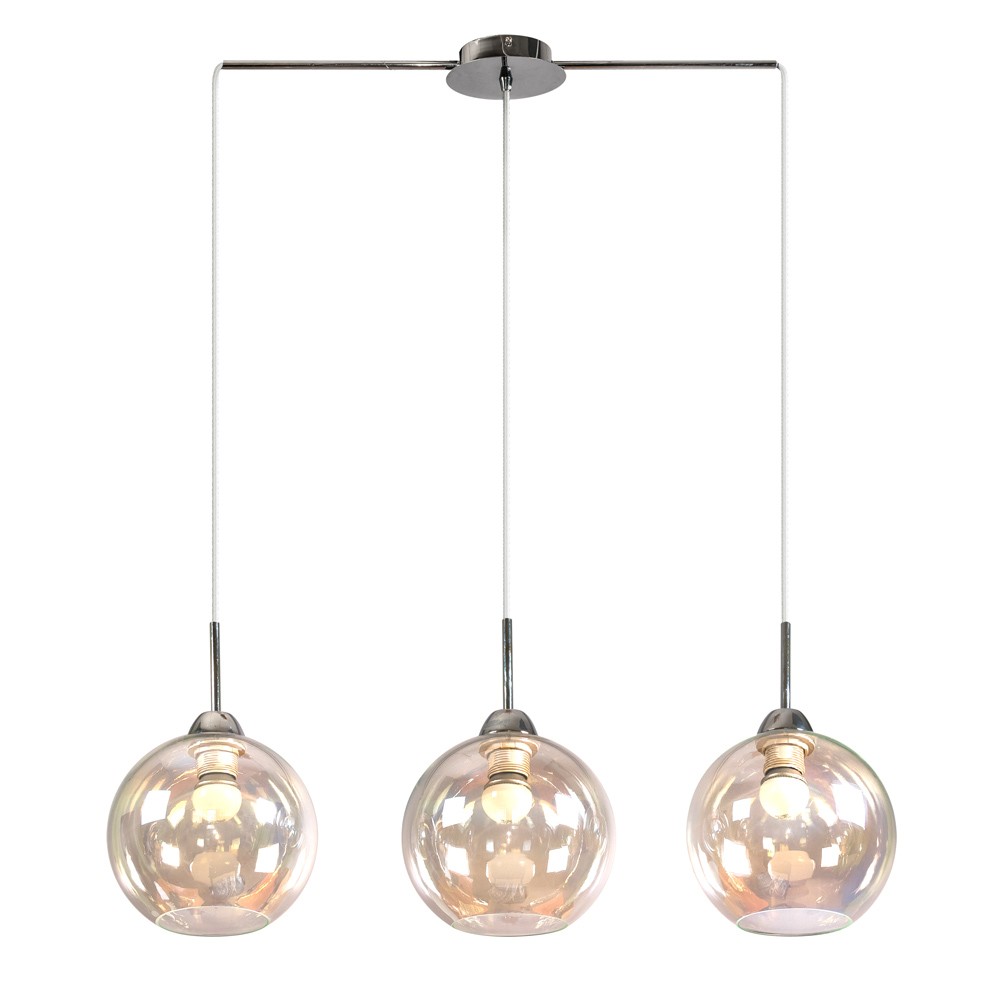 Светильник подвесной Максисвет 2-5502-3-CR E27