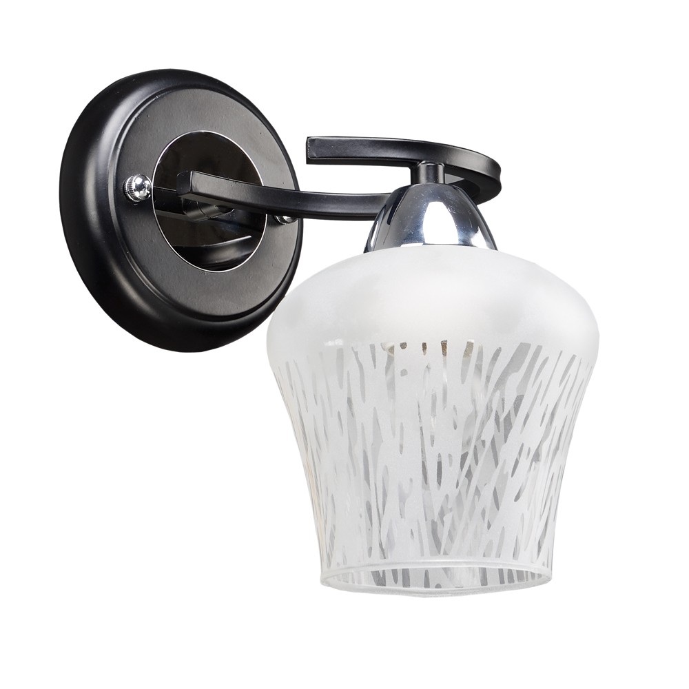 Настенное бра Максисвет 3-3080-1-BK+CR E27