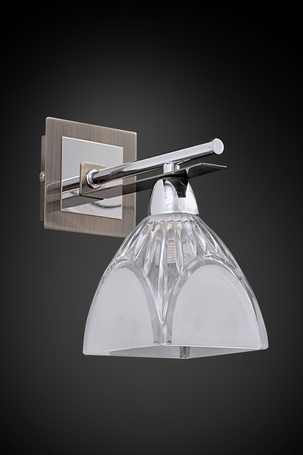 Настенное бра Максисвет 3-9036-1-CR+AB E14