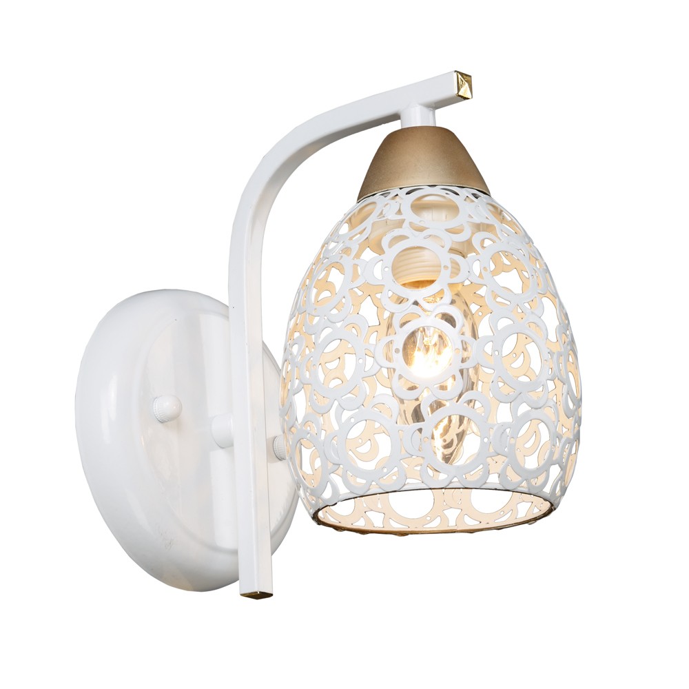 Настенное бра Максисвет 3-9350-1-WH+GL E27