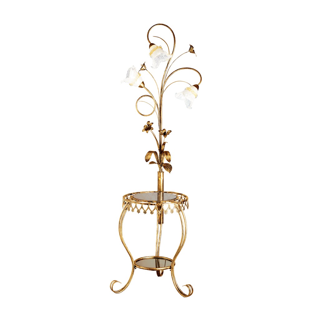 Торшер с цветочками 4461 4-4461-3-AB E14 Максисвет