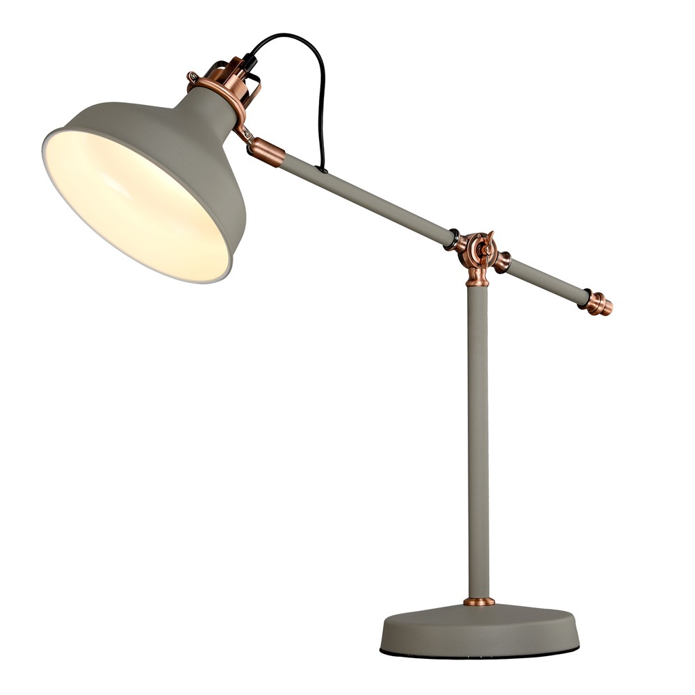 Настольная лампа Максисвет 5-4665-1-GRY+RC E27