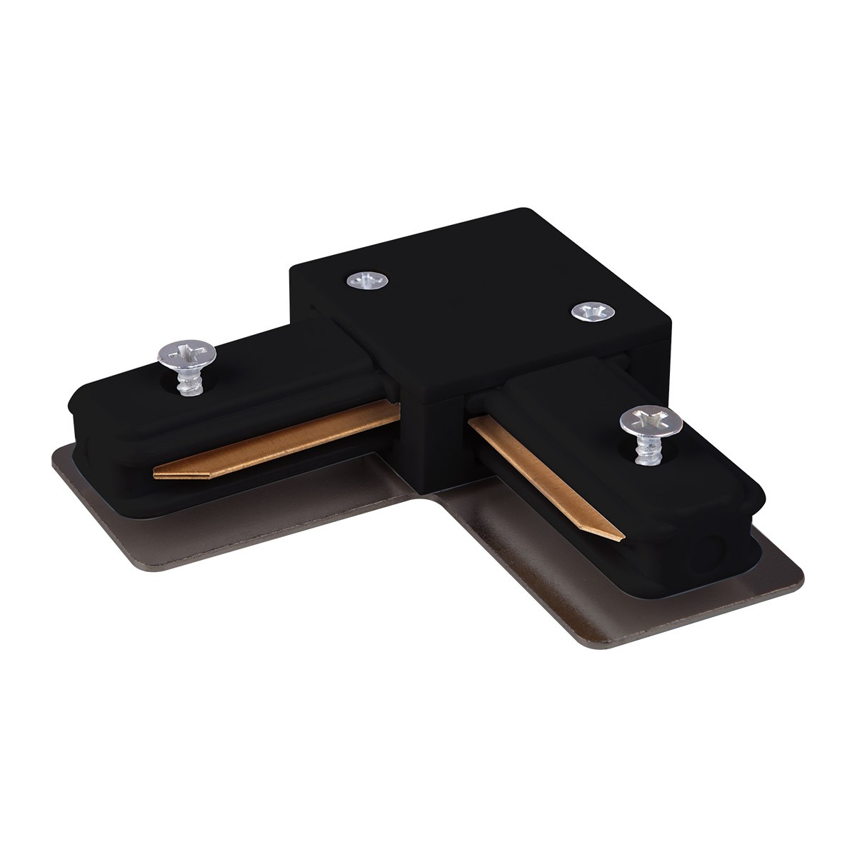 Коннектор Elektrostandart TRC-1-1-L-BK / Коннектор угловой для однофазного шинопровода (черный)