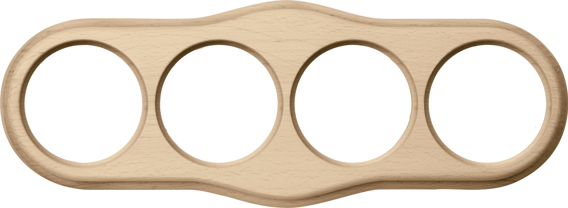 Рамка Werkel WL20-frame-04 / Рамка на 4 поста (светлый бук)