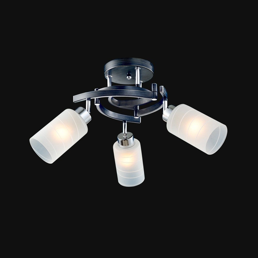 Потолочная люстра Максисвет 6105 1-6105-3-CR+DWE E27/У 1.2