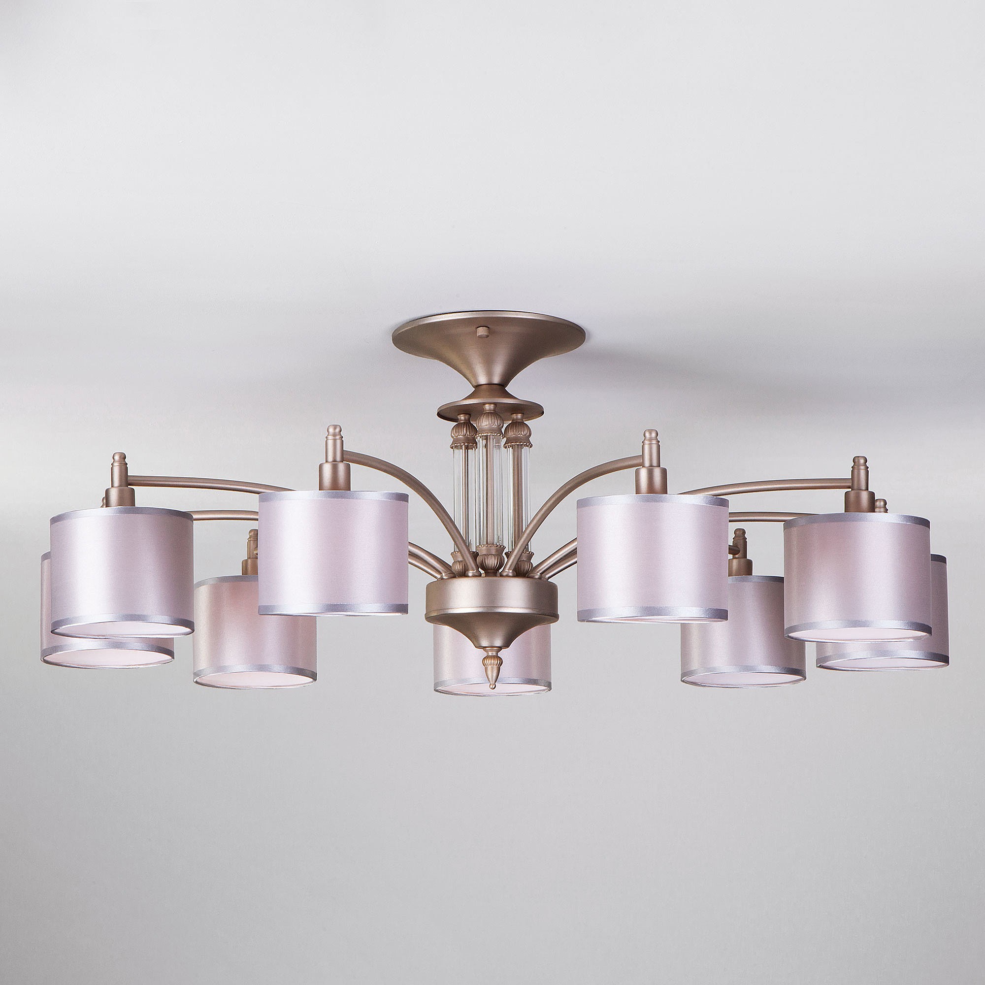 Потолочная люстра Eurosvet Adagio 60080/9 сатин-никель