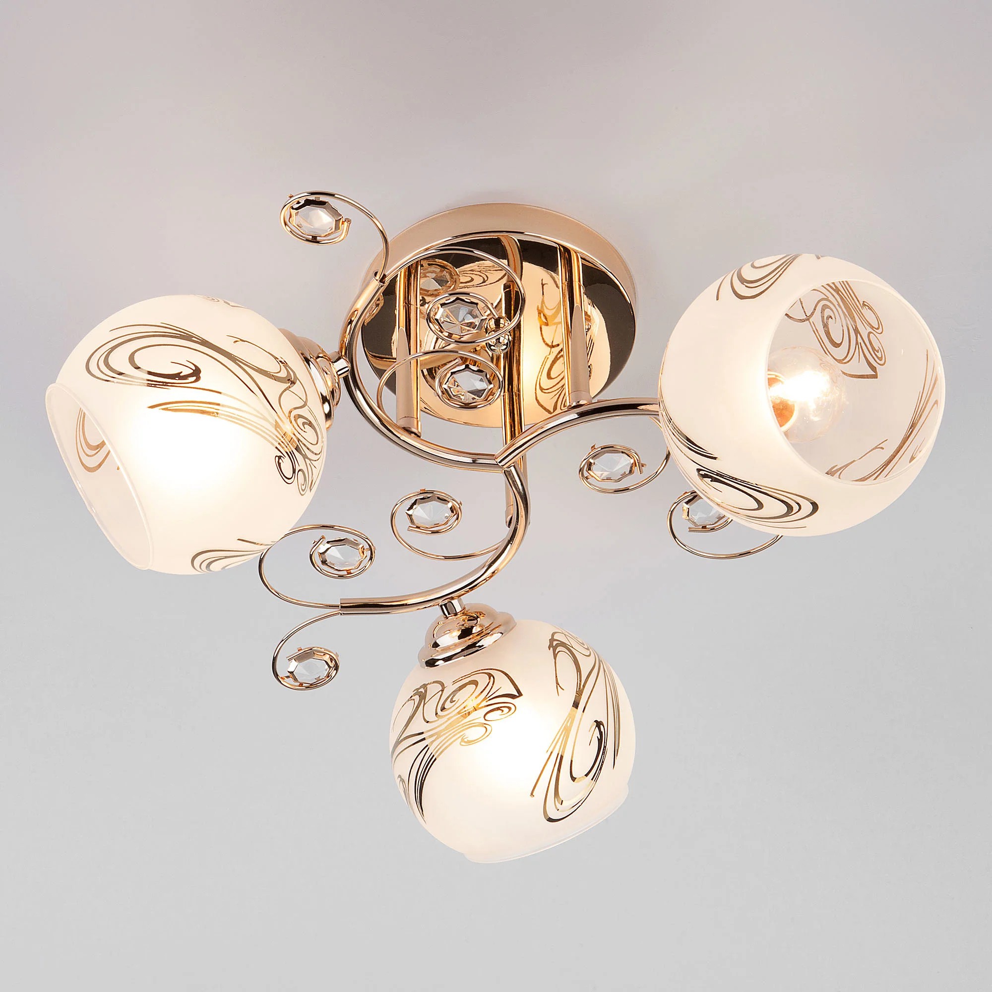 Потолочная люстра Eurosvet Delano 30031/3 золото