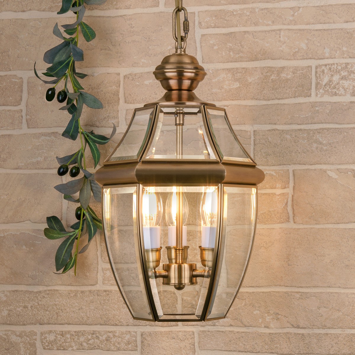 Уличный подвесной светильник Elektrostandart Chatel H медь (GL 1032H)