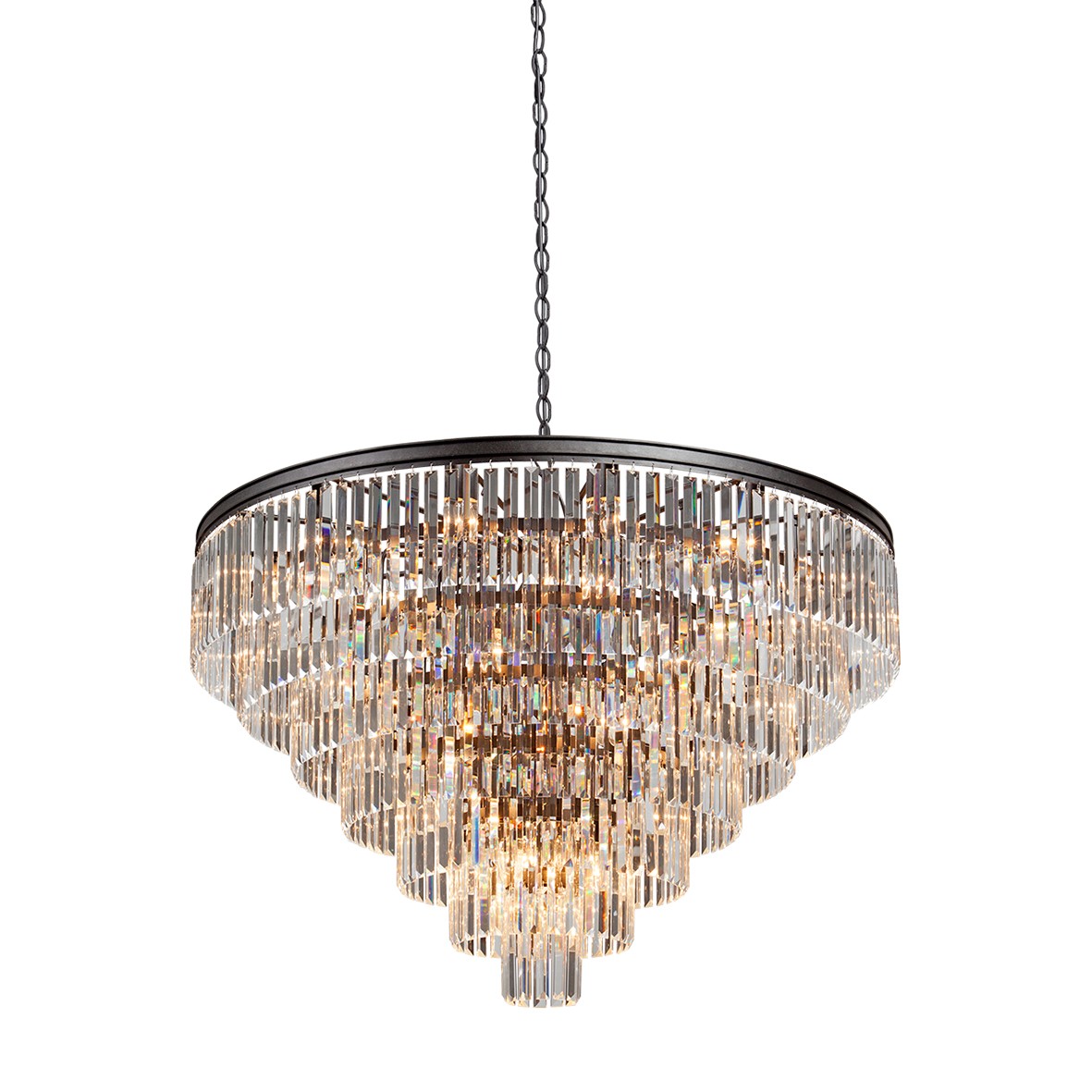 Подвесная хрустальная люстра V5225 Vitaluce V5225-1/14+35+1