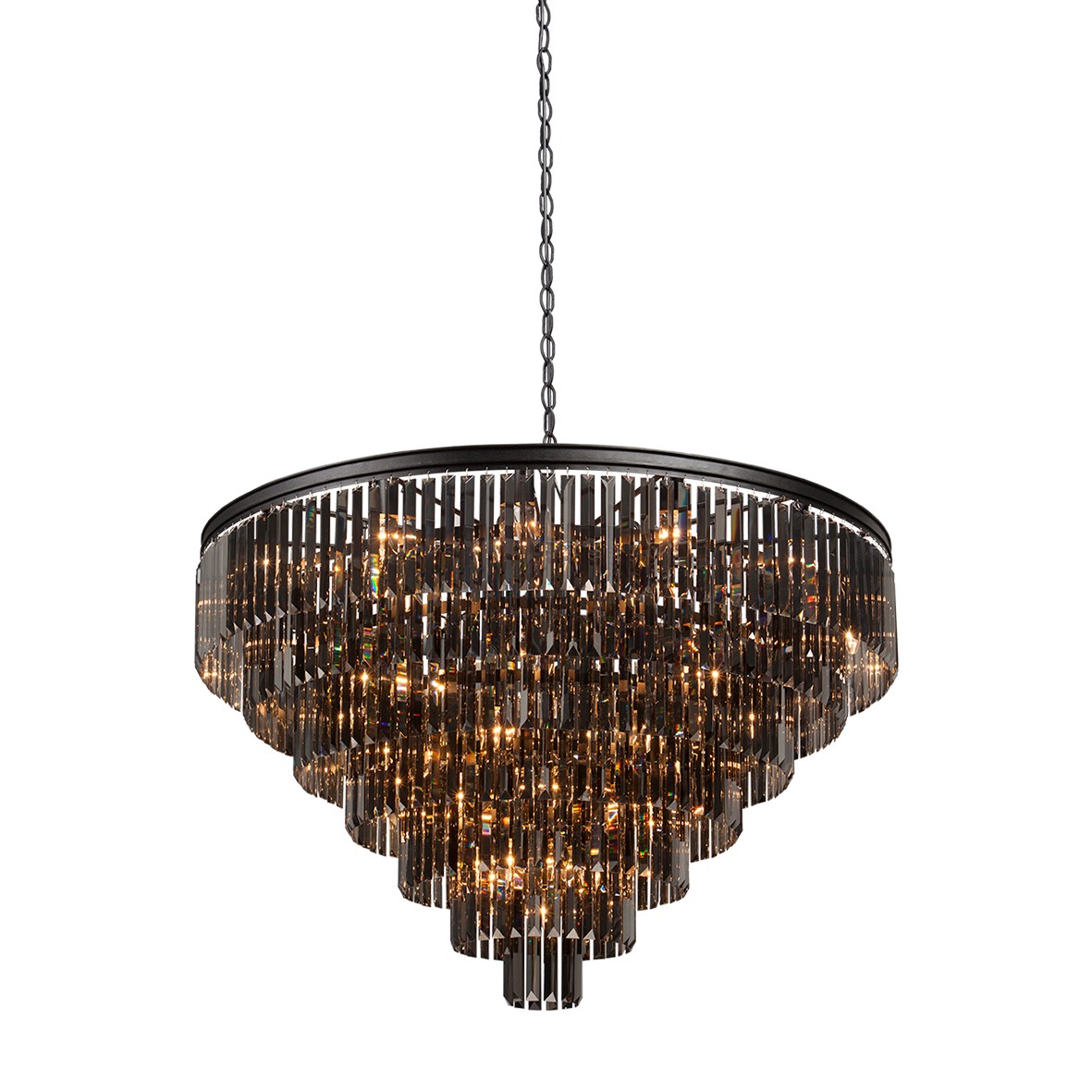 Подвесная хрустальная люстра V5227 Vitaluce V5227-1/14+35+1