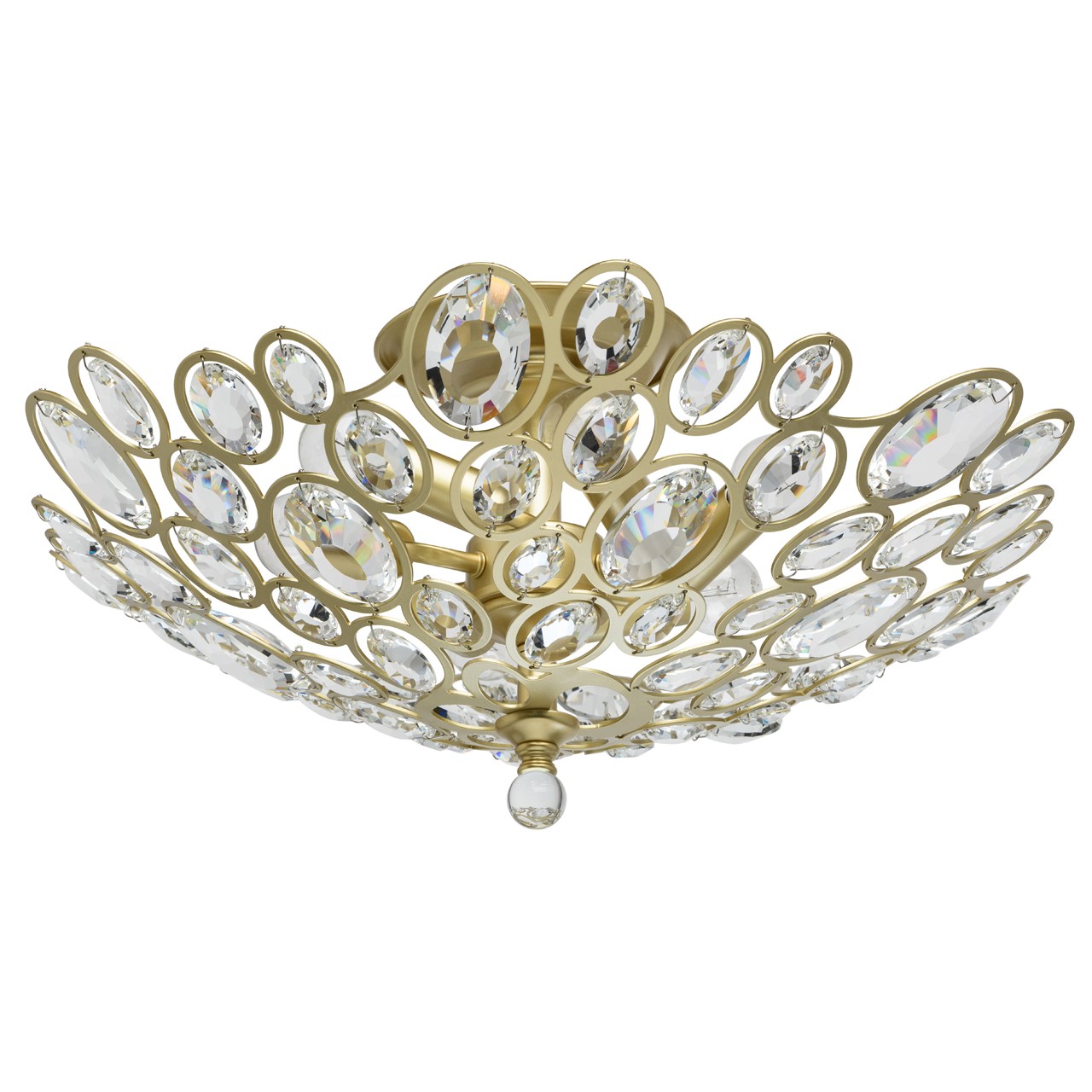 Потолочная хрустальная люстра MW Light Лаура 345012406