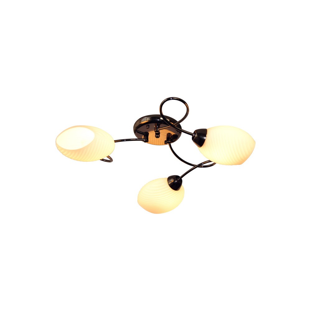 Потолочная люстра ID lamp Elda 853/3PF-Blackchrome