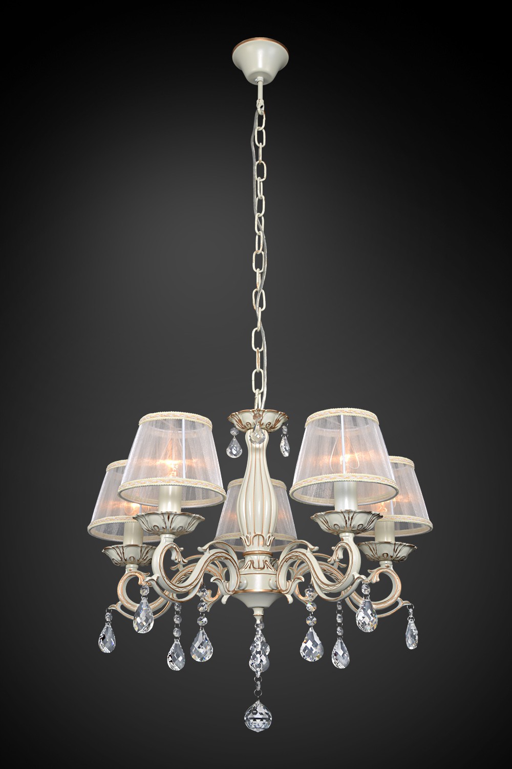 Подвесная люстра Максисвет 2-5693-5-WHS E14