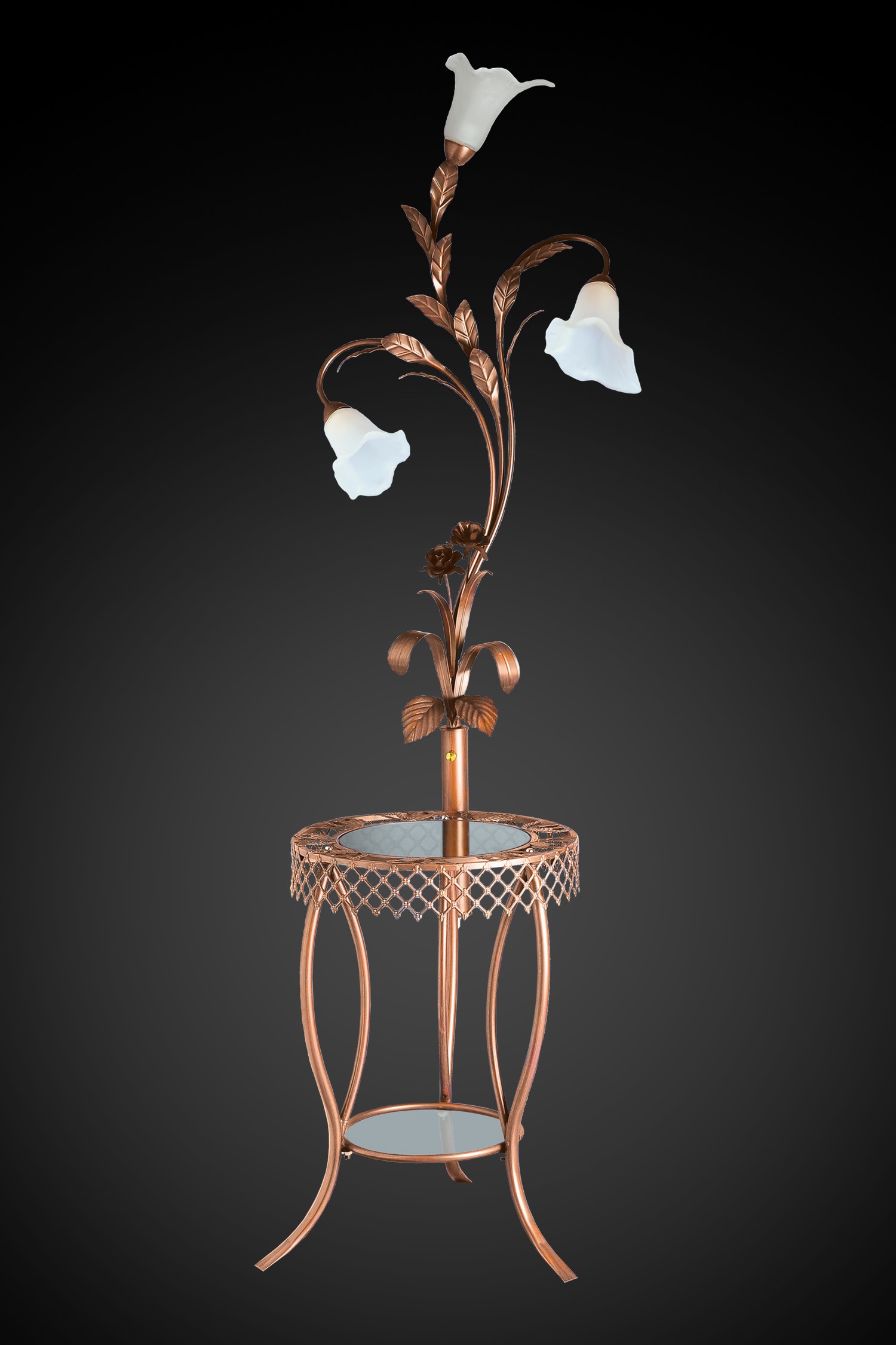 Торшер с цветочками 4460 4-4460-3-FAB E14 Максисвет